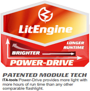 ไฟฉาย LED สว่างพิเศษ 3000LM Turbo / วงแหวนสี (ชาร์จซ้ำได้) พร้อมพาวเวอร์แบงค์สำหรับกรณีฉุกเฉิน - Product Image 6