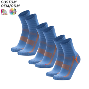 Chaussettes de cyclisme personnalisées à 5 orteils, respirantes, pour la performance sportive, fabrication OEM/ODM, vente en gros, pour le yoga et les sports d'intérieur - Product Image 5