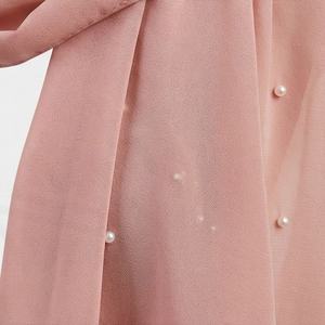 Nouveau Voile Musulman en Chiffon avec Strass et Cristaux pour Femme – Écharpe Élégante Ornée de Pierres, Douce, Respirante et de Qualité Supérieure – Vente Flash - Product Image 5