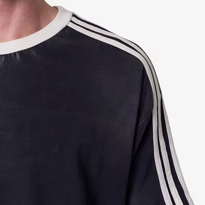 Camiseta Oversize de Hombre Estilo Boxy con Lavado Ácido, Vintage, de Algodón Pesado, Corta y Lavada, al por Mayor - Product Image 2