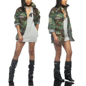 Women's Loose Jean Casual Style Coat <b>Custom</b> <b>Denim</b> Women Raw Edge Jean <b>Jacket's</b> OEM Customized Women Acid Wash <b>Denim</b> <b>Jacket's</b> - Product Image 3