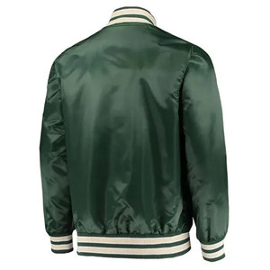 Giacca <span class=keywords><strong>Bucks</strong></span> Diamond Verde Ricamata, Cappotto Stile High Street Monopetto, Giacca Varsity Verde <span class=keywords><strong>Bucks</strong></span> Diamond - Product Image 4