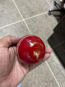 Kookaburra Red Leather Cricket Hard Professional <b>Training</b> <b>Ball</b> Classic Style with Traditional Seams for Cricket Wholesale Supply - Product Image 6