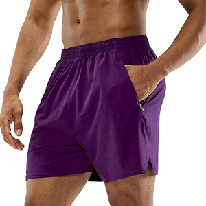 Pantalones Cortos de Gimnasio de Tela de Rizo para Hombre, Material Absorbente Tipo Toalla, para Playa, Piscina, Descanso, Verano, Estilo Costero, Corte Relajado - Product Image 1