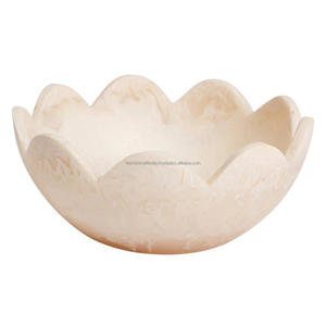 อุปกรณ์ตกแต่งบ้าน Agate Home Accessories' MN EXPORTS ชามงานแต่งงานทำมือจากเรซินธรรมชาติขัดเงา ทนทาน ลายดอกไม้ รูปทรงนางฟ้า - Product Image 5