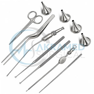 Juego de Instrumentos de Miringotomía con Certificación CE, 11 Piezas, Instrumentos Quirúrgicos de Acero Inoxidable Reutilizables para Cirugía de Oído, Kit de Instrumentos Quirúrgicos ORL - Product Image 3
