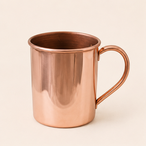 Mug Moscow Mule en cuivre de haute qualité, poli miroir, fait main, en cuivre massif, pour cocktails, articles de bar, pour les commandes en gros - Product Image 3