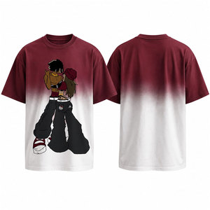 Camisetas Personalizadas de Estilo Urbano, 300 g/m², 100% Algodón, Corte Holgado, Impresión DTG, Lavado Ácido - Product Image 1
