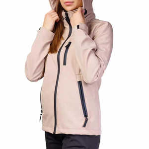 Chaqueta Softshell con Capucha para Mujer, Precio al por Mayor, Transpirable, Resistente al Viento, Impermeable, de Secado Rápido, para Invierno y Actividades al Aire Libre - Product Image 1
