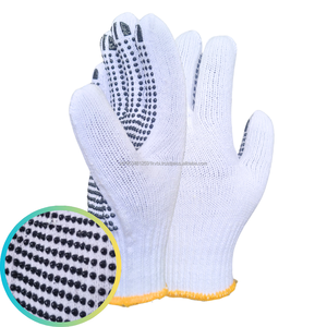 ถุงมือป้องกันการเกิดไฟฟ้าสถิตและป้องกันการกระแทกจากอินโดนีเซียปกป้องสูงสุดจาก PVC และผ้าฝ้ายป้องกันการลื่นสำหรับอุตสาหกรรม - Product Image 3