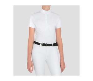 Camiseta de montar Ecuestre para niños, camisa de manga corta con cuello de botón, personalizada, nuevo estilo - Product Image 5