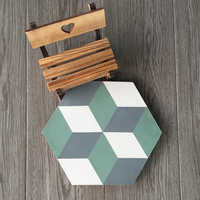 Carreaux de ciment faits à la main à l'encaustique hexagonale du Vietnam 200x200mm