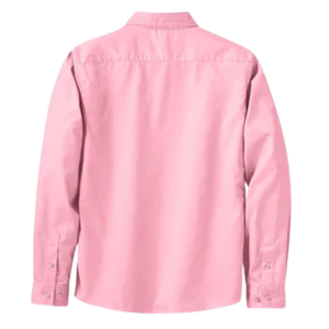 เสื้อเชิ้ตแขนยาวผู้หญิง AKA สีชมพู ติดกระดุม ผ้าเนื้อนุ่ม สวมใส่สบาย เหมาะสำหรับใส่ทำงานหรือใส่ลำลอง - Product Image 4