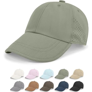 Gorra de Béisbol de 5 Paneles, de Malla Transpirable de Secado Rápido, Ajustable, Impermeable, con Visera Perforada, Protección Solar para Viajes al Aire Libre - Product Image 1