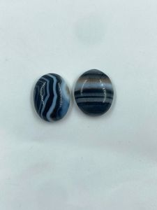 2 Piezas de Ágata Natural de Corte Ovalado en Colores Mixtos, 22.44 Quilates, Piedras Sueltas para Joyería - Product Image 6