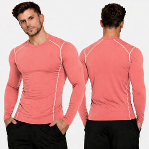 Trending 2026 Custom Gym <b>Compression</b> <b>Shirt</b> Lightweight Breathable Workout Fitness Performance Athletic Wear - Product Image 1