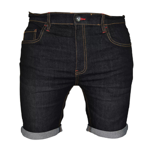 Slim Fit Casual Men's Breathable Summer Woven Denim Shorts Customizable High Waist Straight Jeans Fashion Clothing Wholesale - Product Image 3