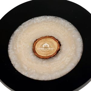 Juego de Posavasos Modernos de Resina y Madera Natural con Posavasos Reutilizables Ecológicos para Mesa de Centro y Decoración de Comedor - Product Image 2