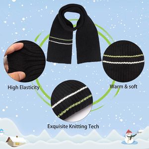 Adult Men Cute Argyle <b>Pom</b> <b>Pom</b> <b>Beanie</b> Hat Scarf Gloves 3 Piece Winter Knit Set 100% Acrylic - Product Image 5