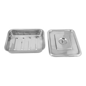 Plateau de rangement en acier inoxydable avec couvercle pour instruments chirurgicaux et stockage médical au meilleur prix de gros - Product Image 3