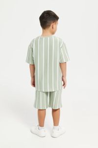 Ensemble T-shirt et short personnalisés pour enfants OEM, vêtements pour bébés, tenues d'été pour tout-petits, garçons et filles, T-shirt doublé et short, ensemble 2 pièces - Product Image 6