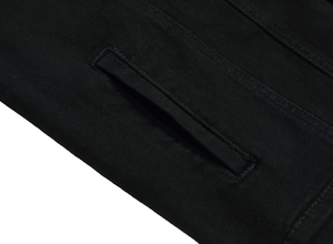 Chaqueta de mezclilla para hombre de la mejor calidad, con cuello, 100% algodón, estilo oversize. - Product Image 4