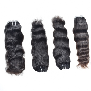 Indian temple Raw <b>Body</b> <b>wave</b> One Donor Machine Double Weft Natural Color Hair Black Women Cheap processing none Human Hair - Product Image 2