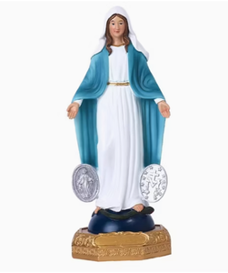 Estátua Religiosa da Virgem Maria em Resina Impressa em 3D, Pintada à Mão, de Alta Qualidade para Decoração de Casa/Envio Rápido - Product Image 5