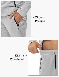 Survêtements pour hommes personnalisés de haute qualité, vêtements d'entraînement en coton, survêtements de jogging en gros, vêtements de sport de créateur pour hommes - Product Image 5