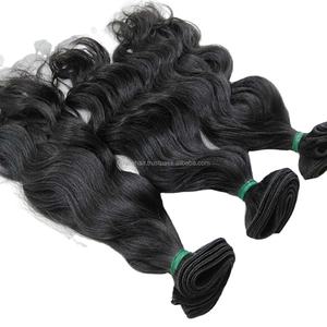 Vente en gros d'extensions de cheveux 100% humains Remy Double trame sans pertes de cheveux lâche vague profonde Bodywave cuticule alignée naturel indonésien - Product Image 4