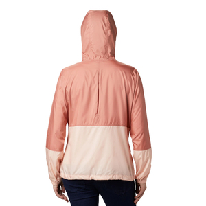 Low MOQ Women Hooded Workout Wear Long <b>Jacket</b> Color Blocked Windproof Lightweight Full Sleeve Outdoor Sportswear Gym Wear Parka - Product Image 6