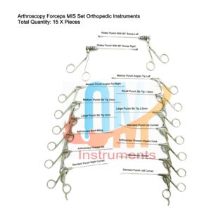 ชุดเครื่องมือผ่าตัดข้อเข่าแบบส่องกล้องใหม่ 15 ชิ้น กล่องอลูมิเนียม คุณภาพสูง สแตนเลส ได้รับการรับรองมาตรฐาน ISO/CE ฆ่าเชื้อด้วยหม้อนึ่งความดันได้ - Product Image 3