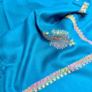 Custom Hand Embroidered <b>Scarves</b> Stoles Women Lightweight Viscose Detailed Stitching Traditional Daily Wear OEM ODM - Product Image 5