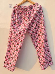 Conjunto de Pijama de Algodón con Estampado de Bloques para Mujer, Ropa de Dormir y de Estar por Casa con Bolsa a Juego, Suave y Transpirable, Ropa de Dormir de Verano al por Mayor - Product Image 2