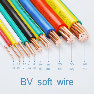 BVR/bvv/CVR/<span class=keywords><strong>cvv</strong></span> PVC cách điện dây điện rắn/bị mắc kẹt dây dẫn đồng cáp cáp <span class=keywords><strong>v</strong></span>à dây điện sản phẩm - Product Image 4