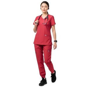 OEM Breathable Nurse Scrub <b>Set</b> Comfortable Medical Uniform Customized Hospital Clothing Nursing Scrub Suits Customized - Product Image 4