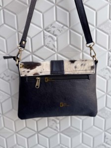 Nuevo Bolso Bandolera de Piel Vacuna Estilo Western, Bolso de Mano Elegante Bohemio en Oferta, con Correa para la Muñeca, Bolso Multiusos para Mujer - Product Image 3