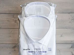 UKHI Biodegradable Compostable T-Shirt Bag Flexo Printing Heat Seal PE/PBAT <b>Material</b> Customizable Fashion Accessories <b>Packaging</b> - Product Image 5