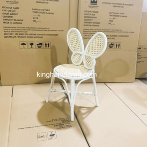 Sillas Infantiles de Mimbre Hechas a Mano para Eventos, Bodas, Fiestas de Cumpleaños, Muebles Infantiles de Mimbre Natural al por Mayor - Product Image 1