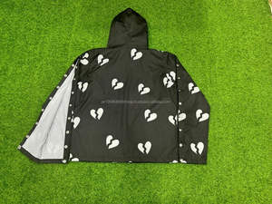 Customizable <b>Hoodie</b> Men's Casual <b>Zippered</b> Outdoor Windbreaker Hooded Jacket Best Quality 100% Nylon Men Jacket - Product Image 2