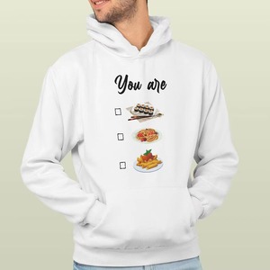 Sudadera con Capucha You Are Sushi Pasta Fries para Hombre, Informal, de Algodón, con Estampado, Corte Regular, para Otoño - Product Image 1
