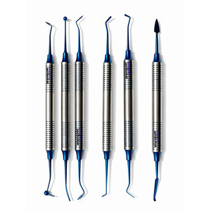 Juego de 6 Instrumentos Dentales de Acero Inoxidable para Rellenos y Escultura de Composite - Product Image 1