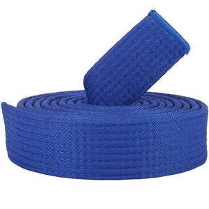 Ceinture de BJJ et de Karaté pour Hommes Adultes, Qualité Premium, 120g Coton, Imprimée par Transfert Thermique, Blanc et Noir, Vente en Gros JASMEEN INDUSTRIES - Product Image 2