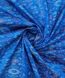 Couleur bleue 100% Pure Mulberry Silk Jacquard une chaise de maison de qualité supérieure tissu de soie pure de mûrier prix raisonnable - Product Image 1