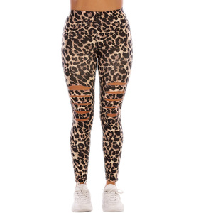 Leggings Deportivos Ajustados con Estampado de Leopardo para Mujer, Leggings de Cintura Alta para Entrenamiento, Leggings Elásticos para Mujer - Product Image 5