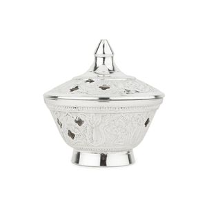 Elegant Modern Metal <b>Bakhoor</b> Burner Incense Holder For <b>Oud</b> Fragrance Living Room Interior Accent Decoration - Product Image 4