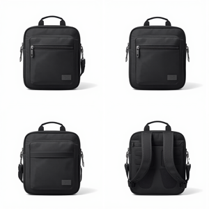 Bolsa Organizadora Compacta Premium, Doble Cierre, Correa de Hombro Ajustable, Resistente al Agua, Poliéster/Nailon - Product Image 3