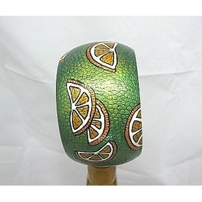 กำไลไม้ทำมือลายเพ้นท์ ชุดกำไลข้อมือจากอินเดีย โดย RR ENTERPRISES - Product Image 6
