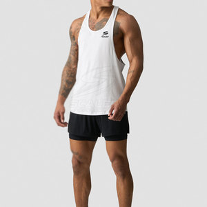 Chaleco Deportivo Transpirable de Alta Calidad, Mezcla de Poliéster/Algodón, para Hombres Profesionales de Fisicoculturismo y Entrenamiento - Product Image 4