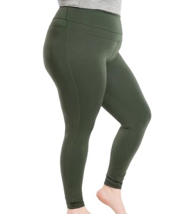 เลกกิ้งสปอร์ตผู้หญิงไซส์ใหญ่พิเศษ ผ้าสแปนเด็กซ์ไร้ตะเข็บ สำหรับฤดูหนาว เหมาะสำหรับวิ่ง-ขายส่ง คุณภาพสูง แห้งเร็ว ระบายอากาศได้ดี 2 - Product Image 4